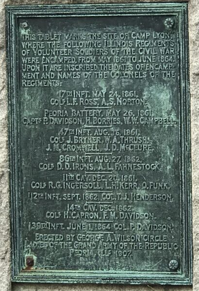 CAMP LYON WAR MEMORIAL PLAQUE