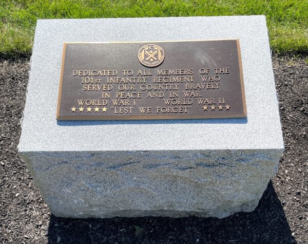 MASSACHUSETTS NATIONAL CEMETERY 101ST INFANTRY REGIMENT WAR MEMORIAL