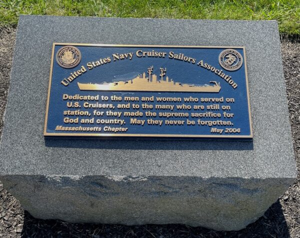 MASSACHUSETTS NATIONAL CEMETERY UNITED STATES NAVY CRUISER SAILORS ASSOCIATION MEMORIAL