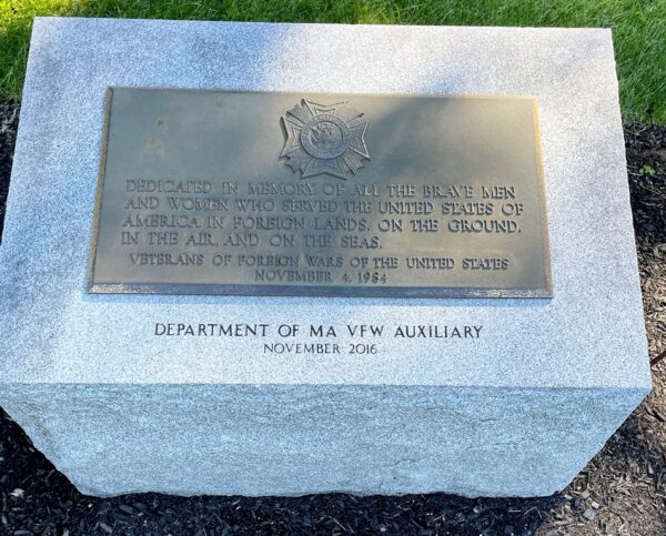 MASSACHUSETTS NATIONAL CEMETERY DEPARTMENT OF MA VFW AUXILITARY MEMORIAL