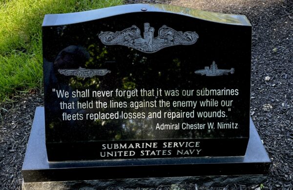 MASSACHUSETTS NATIONAL CEMETERY SUBMARINE SERVICE WAR MEMORIAL