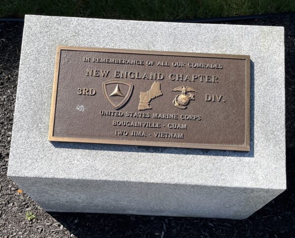 MASSACHUSETTS NATIONAL CEMETERY UNITED STATES MARINE CORPS 3RD DIV WAR MEMORIAL