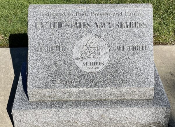 MASSACHUSETTS NATIONAL CEMETERY UNITED STATES NAVY SEABEES WAR MEMORIAL