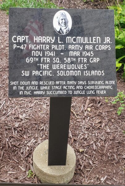 CAPT. HARRY L. MCMULLEN JR. WAR MEMORIAL PLAQUE