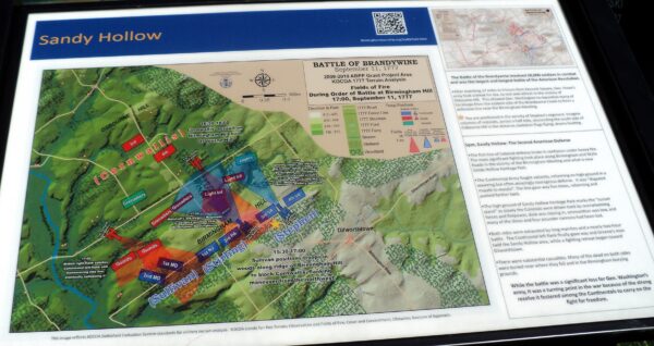 SANDY HOLLOW REVOLUTIONARY WAR MEMORIAL PANEL