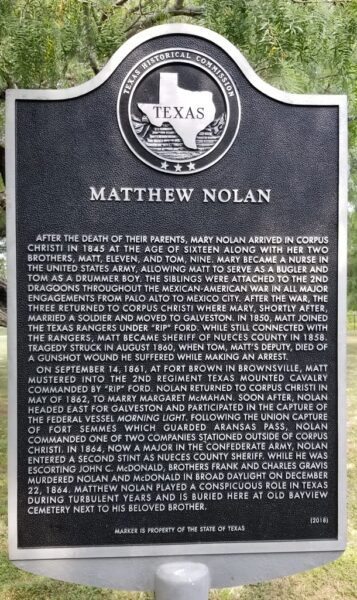 MATTHEW NOLAN WAR MEMORIAL MARKER