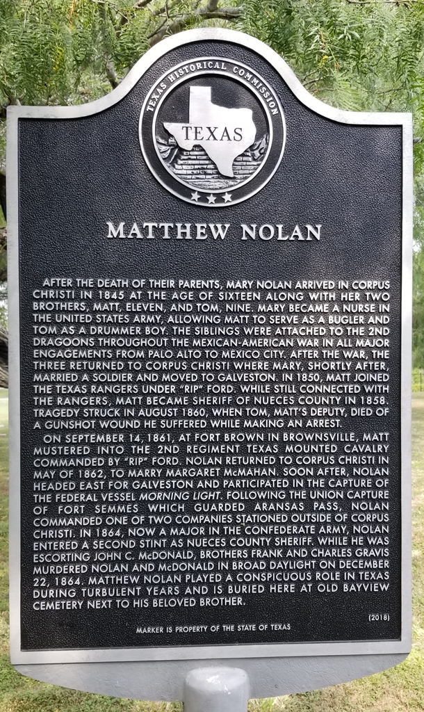 MATTHEW NOLAN WAR MEMORIAL MARKER