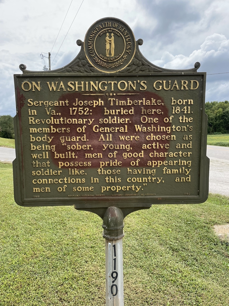 ON WASHINGTON’S GUARD REVOLUTIONARY WAR MEMORIAL  MARKER