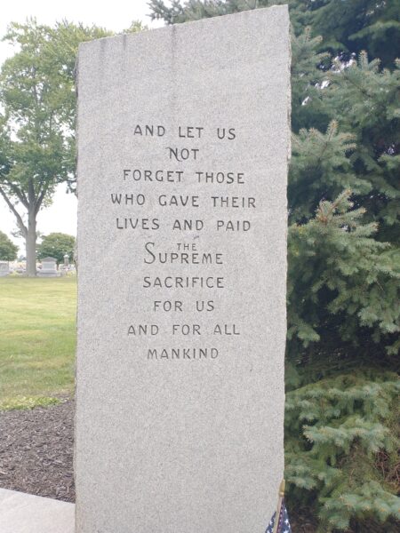 MEDITATION GARDEN MEMORIAL STONE B