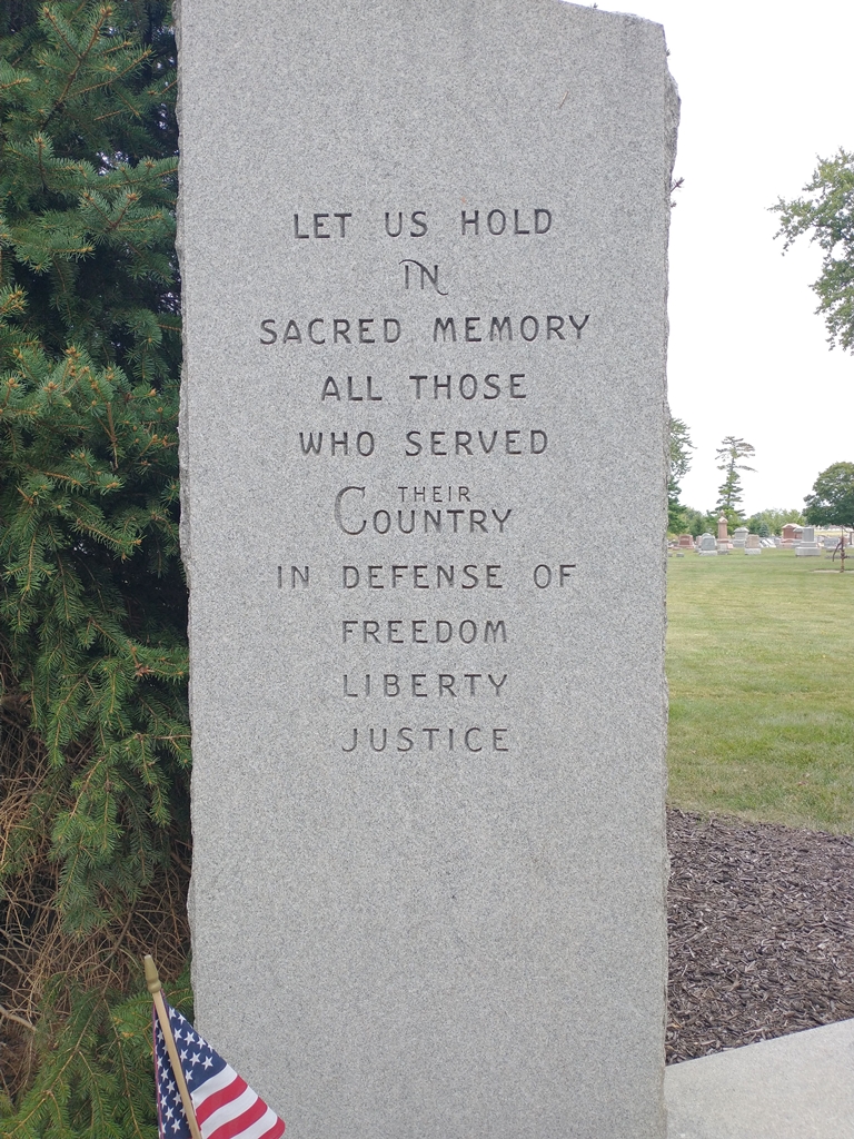 MEDITATION GARDEN MEMORIAL STONE A