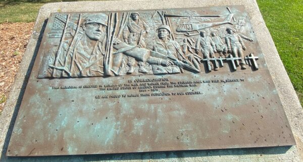 SYLVANIA, OH VIETNAM WAR MEMORIAL PLAQUE B