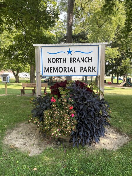 NORTH BRANCH MEMORIAL PARK MARKER