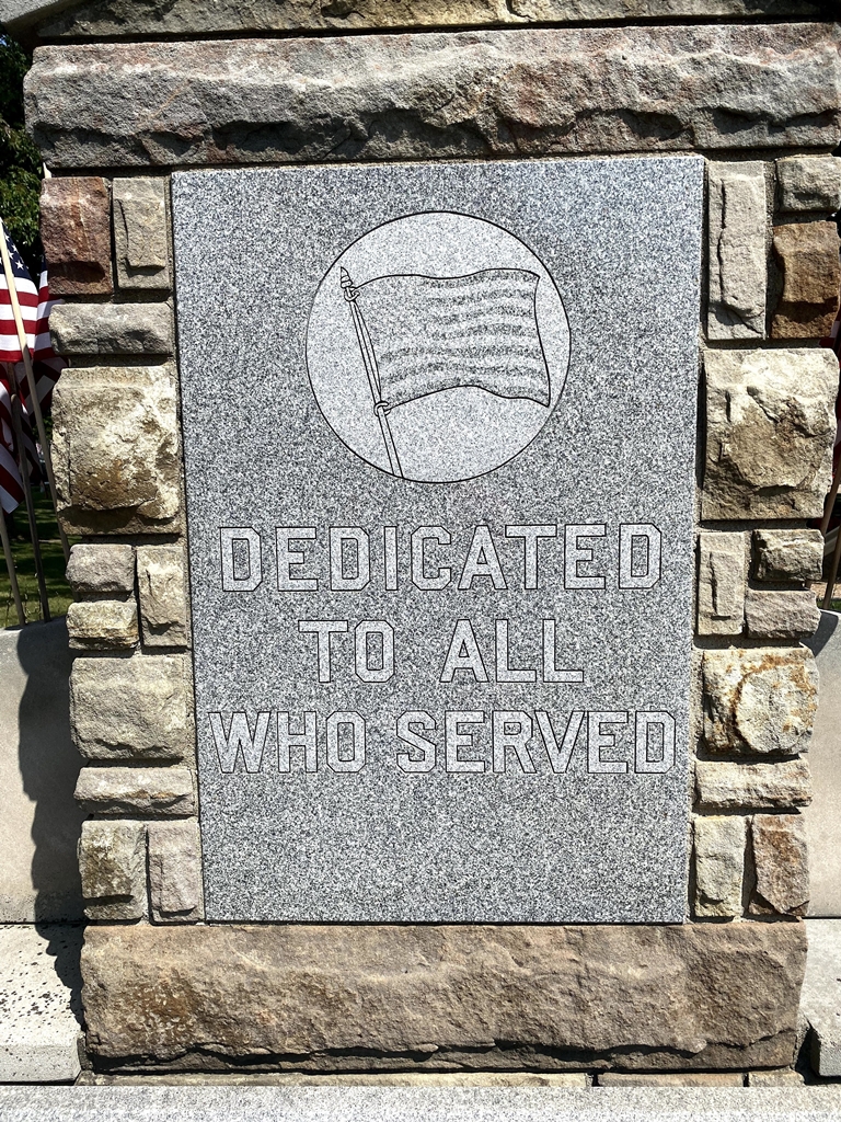 NORTH BRANCH VETERANS MEMORIAL STONE A