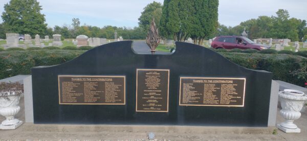THE ETERNAL FLAME OF PEACE VETERANS MEMORIAL BACK