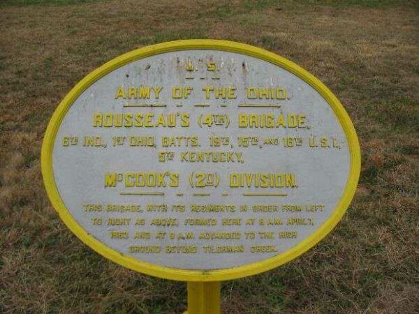 ROUSSEAU’S BRIGADE MEMORIAL PLAQUE I