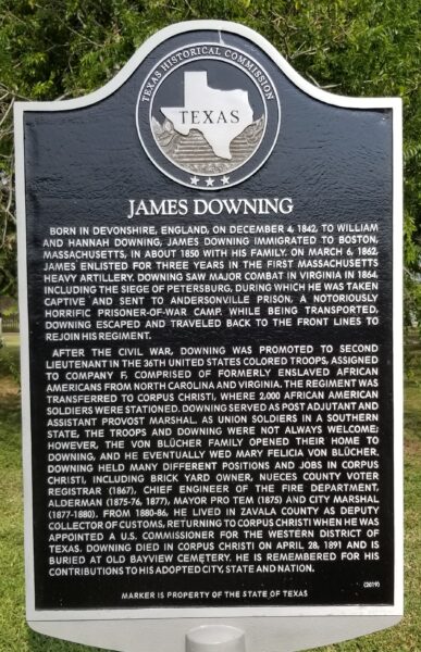 JAMES DOWNING WAR MEMORIAL MARKER