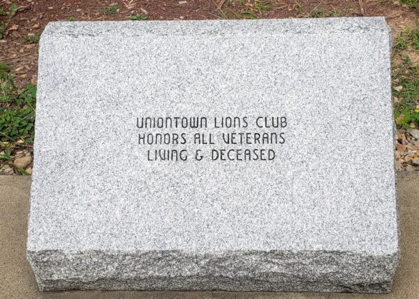 UNIONTOWN LIONS CLUB ALL VETERANS MEMORIAL
