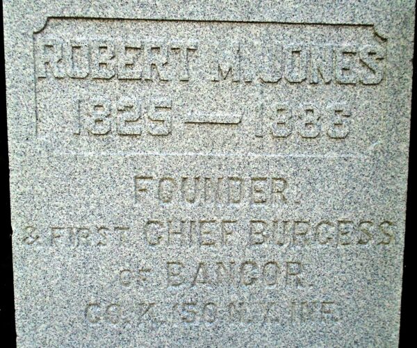 ROBERT M. JONES WAR MEMORIAL STONE