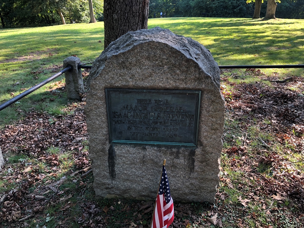 MAJOR GENERAL ISAAC INGALLS STEVENS WAR MEMORIAL