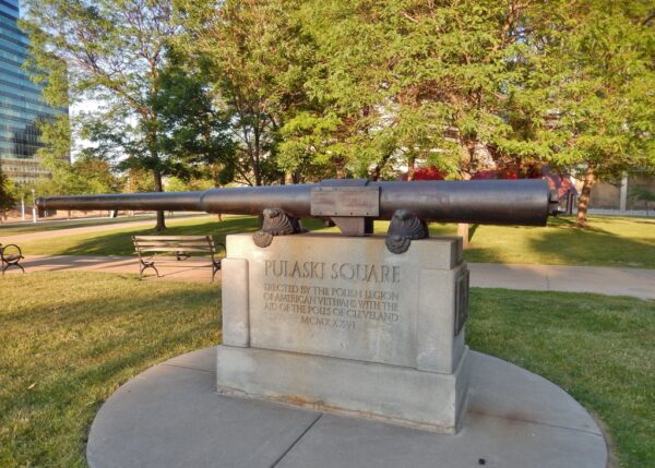 CASIMIR PULASKI REVOLUTIONARY WAR MEMORIAL CANNON