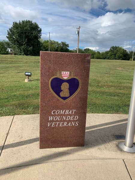 WATERLOO, IL COMBAT WOUNDED VETERANS MEMORIAL FRONT