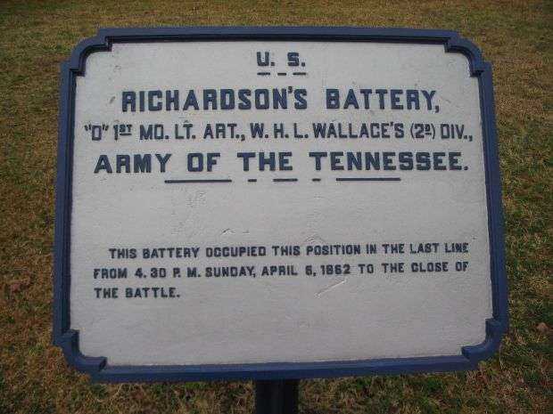 RICHARDSON’S BATTERY MEMORIAL PLAQUE I