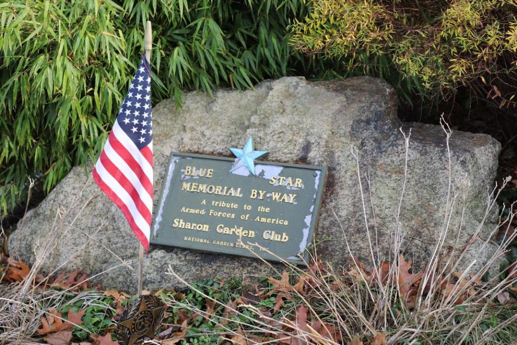 SHARON BLUE STAR MEMORIAL BY-WAY PLAQUE