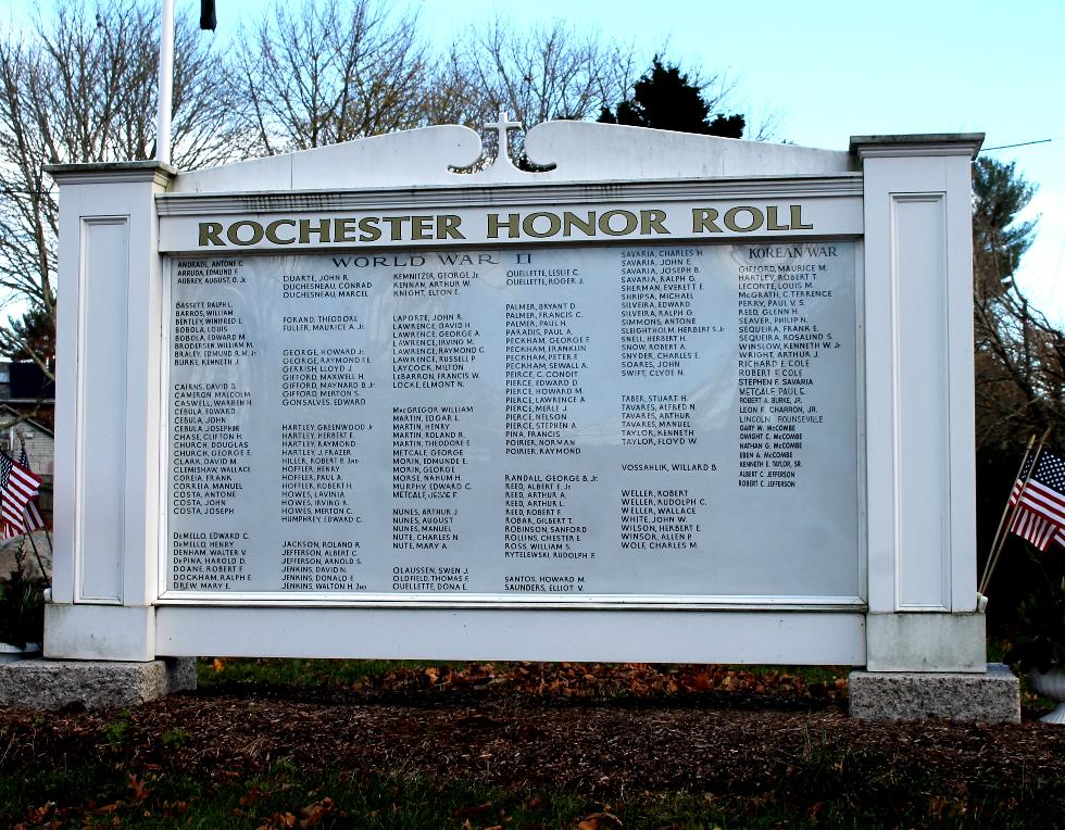 ROCHESTER HONOR ROLL WORLD WAR II MEMORIAL
