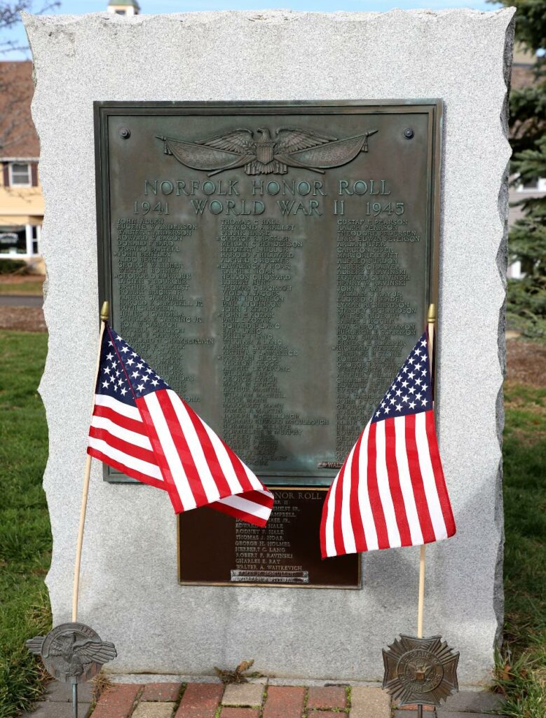 NORFOLK WORLD WAR II HONOR ROLL MEMORIAL