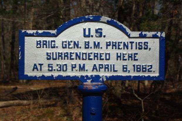 BRIG. GEN. B.M. PRENTISS SURRENDERED MEMORIAL PLAQUE