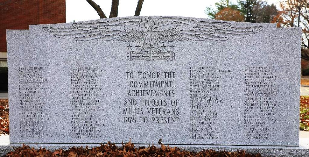 MILLIS VETERANS 1978 TO PRESENT MEMORIAL