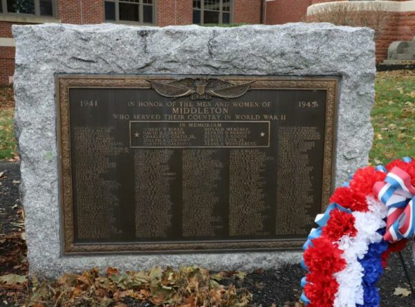 MIDDLETON WORLD WAR II MEMORIAL