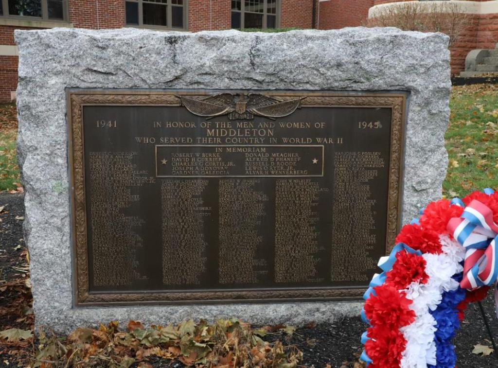 MIDDLETON WORLD WAR II MEMORIAL