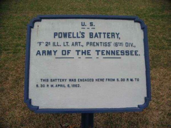 POWELL’S BATTERY MEMORIAL PLAQUE