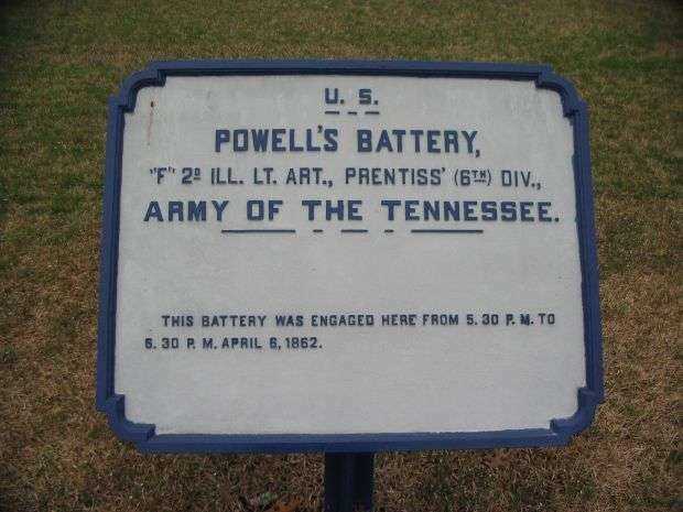 POWELL’S BATTERY MEMORIAL PLAQUE
