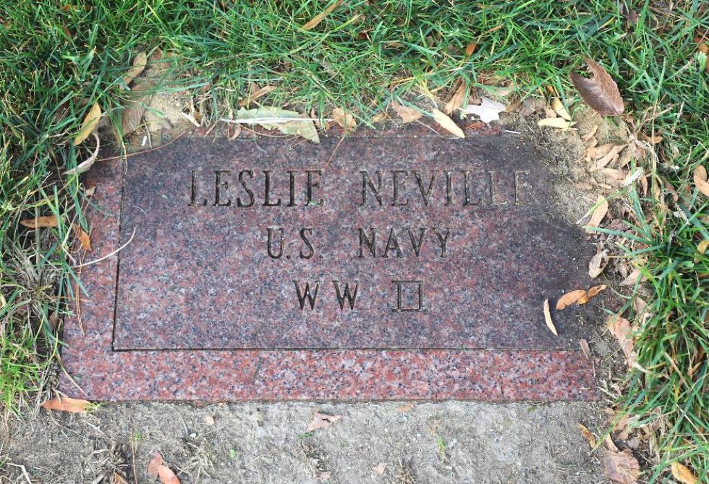 LESLIE NEVILLE WAR MEMORIAL TABLET