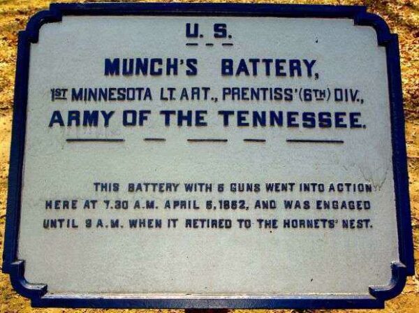 MUNCH’S BATTERY MEMORIAL PLAQUE II