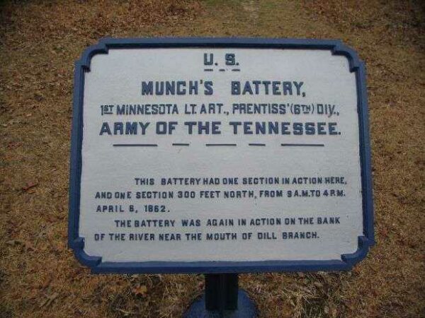 MUNCH’S BATTERY MEMORIAL PLAQUE I