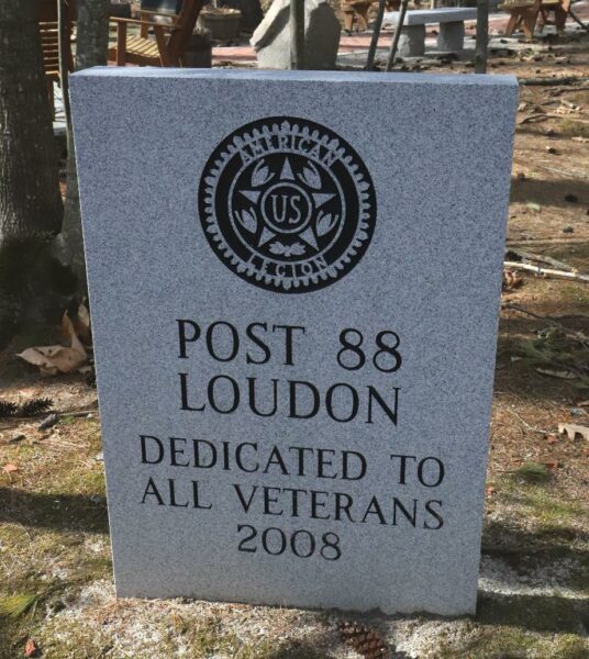 NEW HAMPSHIRE STATE VETERANS CEMETERY AMERICAN LEGIUON POST 88 VETERANS MEMORIAL
