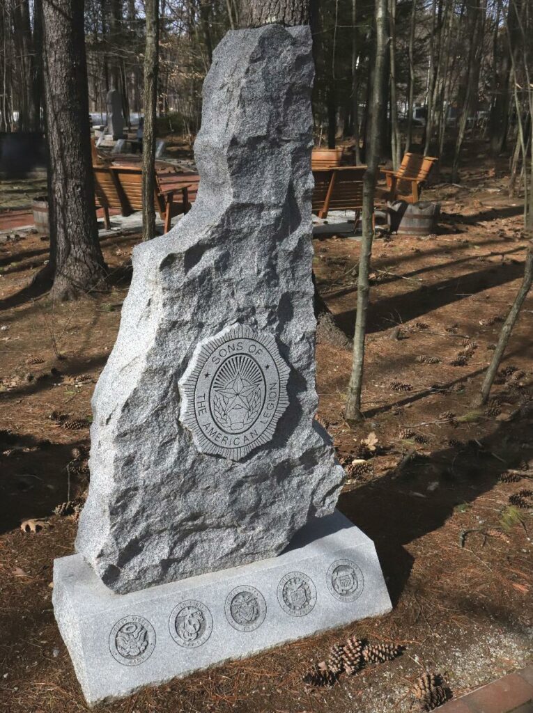 NEW HAMPSHIRE STATE VETERANS CEMETERY SONS OF THE AMERICAN LEGION MEMORIAL