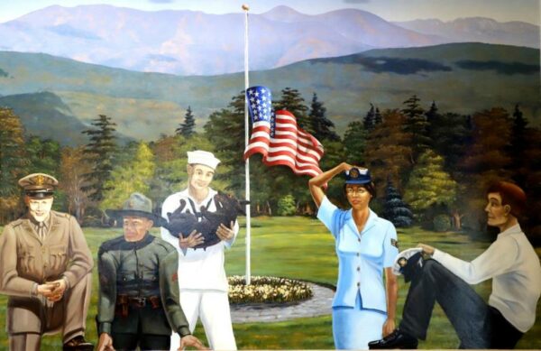NEW HAMPSHIRE STATE VETERANS CEMETERY CHAPEL MEMORIAL MURAL