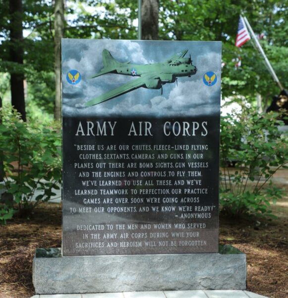 NEW HAMPSHIRE STATE VETERANS CEMETERY ARMY AIR CORPS MEMORIAL
