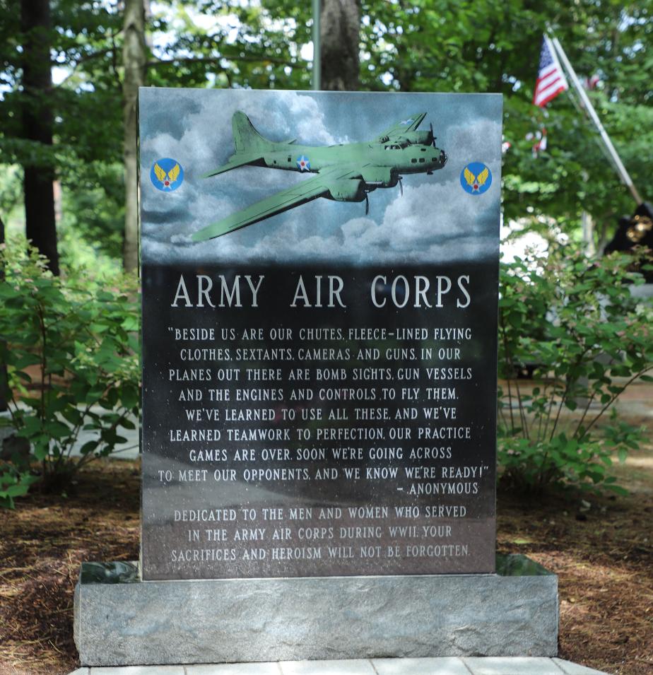 NEW HAMPSHIRE STATE VETERANS CEMETERY ARMY AIR CORPS MEMORIAL