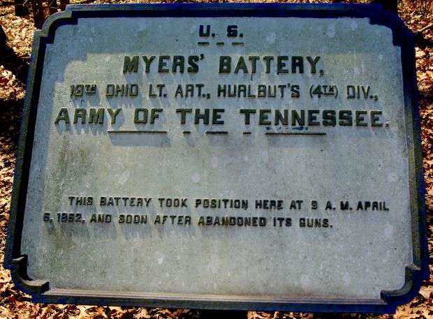MYER’S BATTERY MEMORIAL PLAQUE