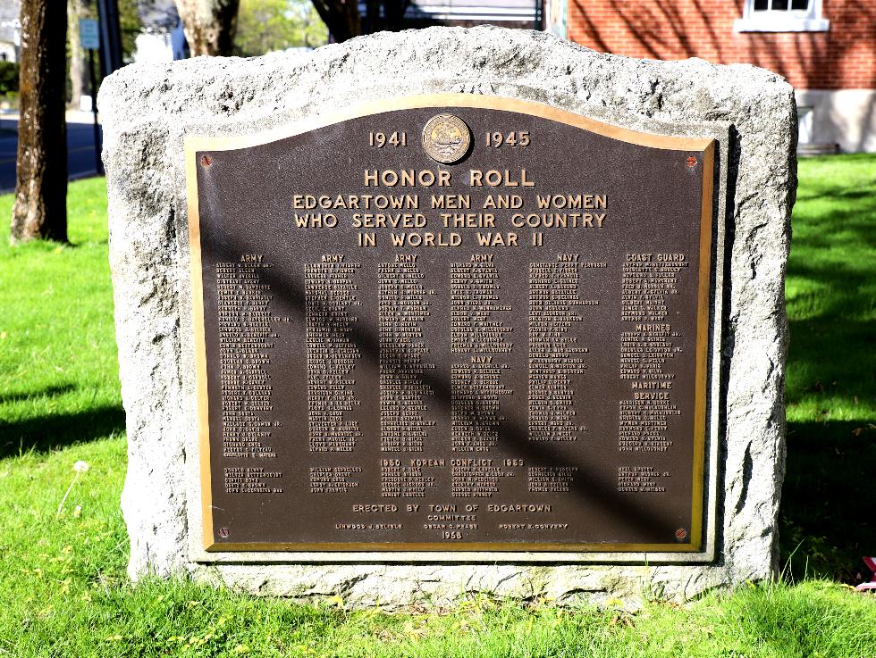 EGARTOWN WORLD WAR II MEMORIAL