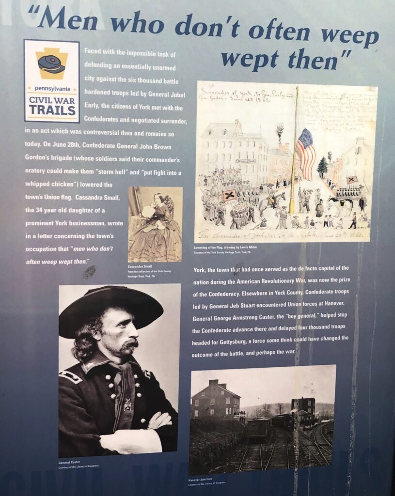 “MEN WHO DON’T OFTEN WEEP WEPT THEN” MEMORIAL MARKER