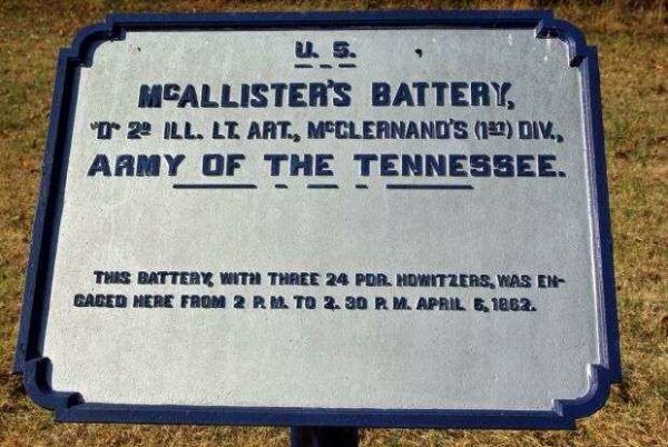 MCALLISTER’S BATTERY MEMORIAL PLAQUE II