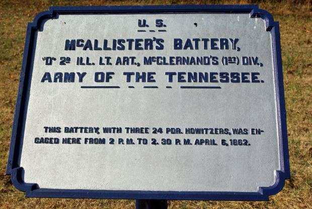 MCALLISTER’S BATTERY MEMORIAL PLAQUE II
