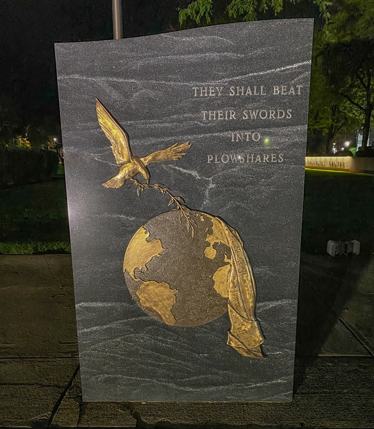 SAGINAW COUNTY VETERANS MEMORIAL LEFT STONE