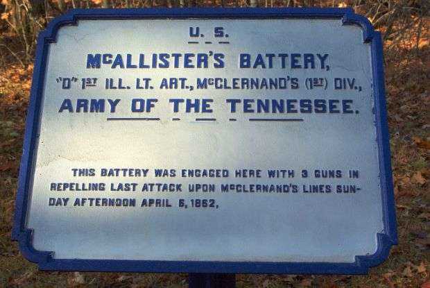 MCALLISTER’S BATTERY MEMORIAL PLAQUE I